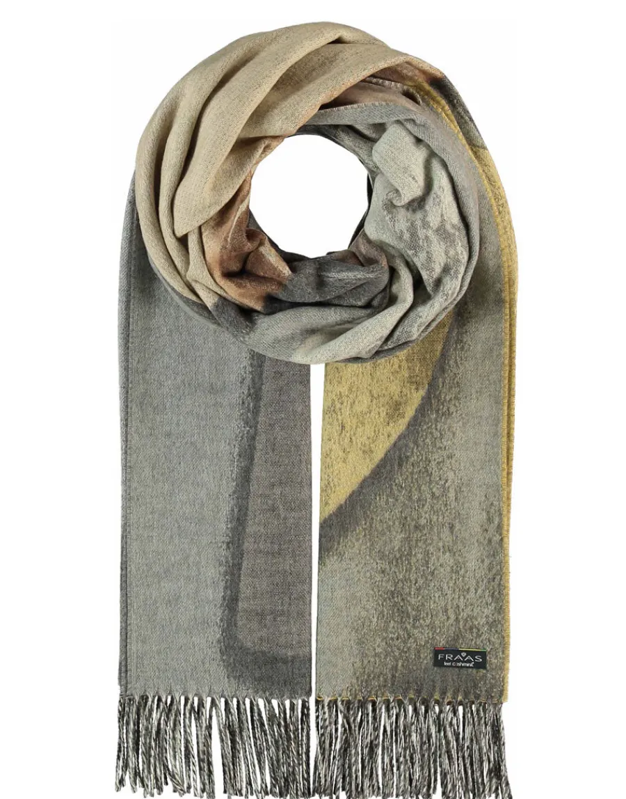 New Scalia Group Fraas Versailles stole in multicolor Cashmink® AsphaltGrey