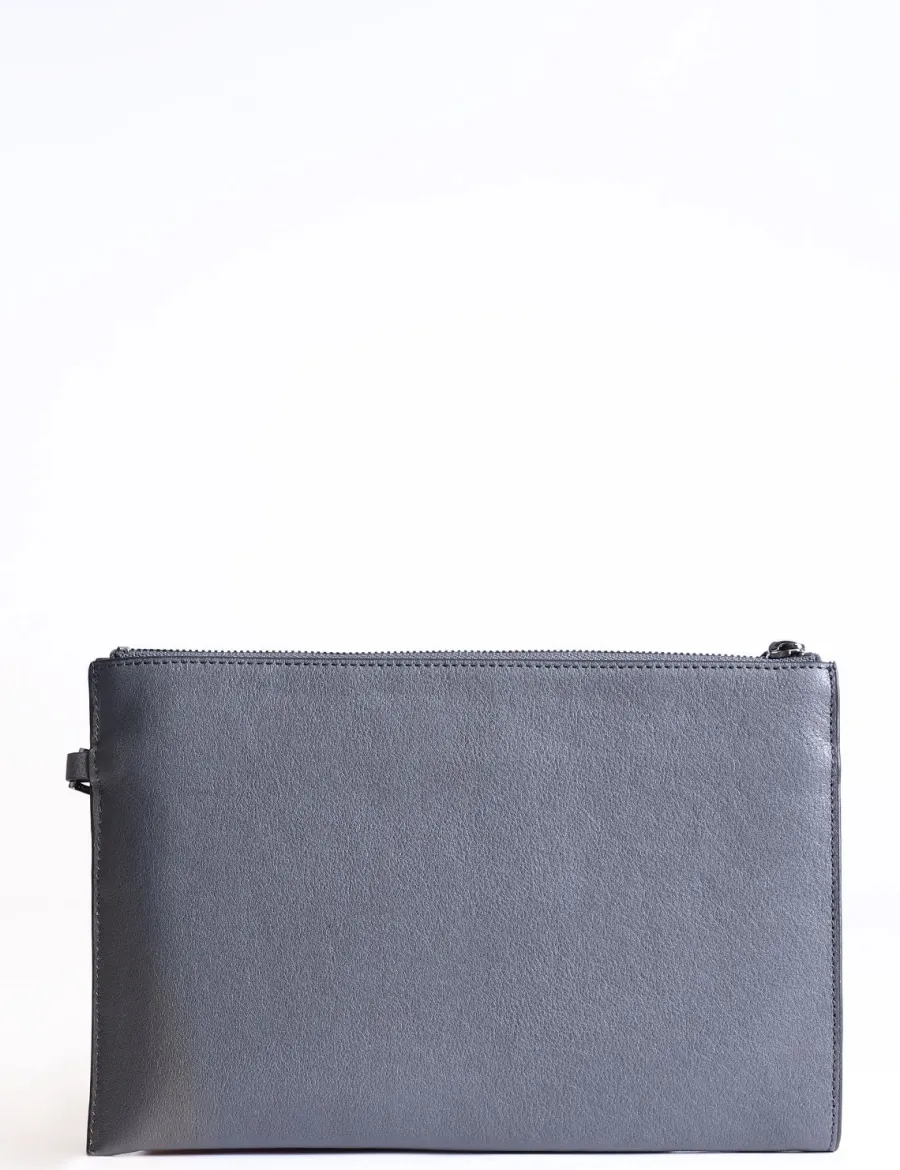 Discount Scalia Group Piquadro Black Square clutch bag for tablets up to 9'' TESTADIMORO