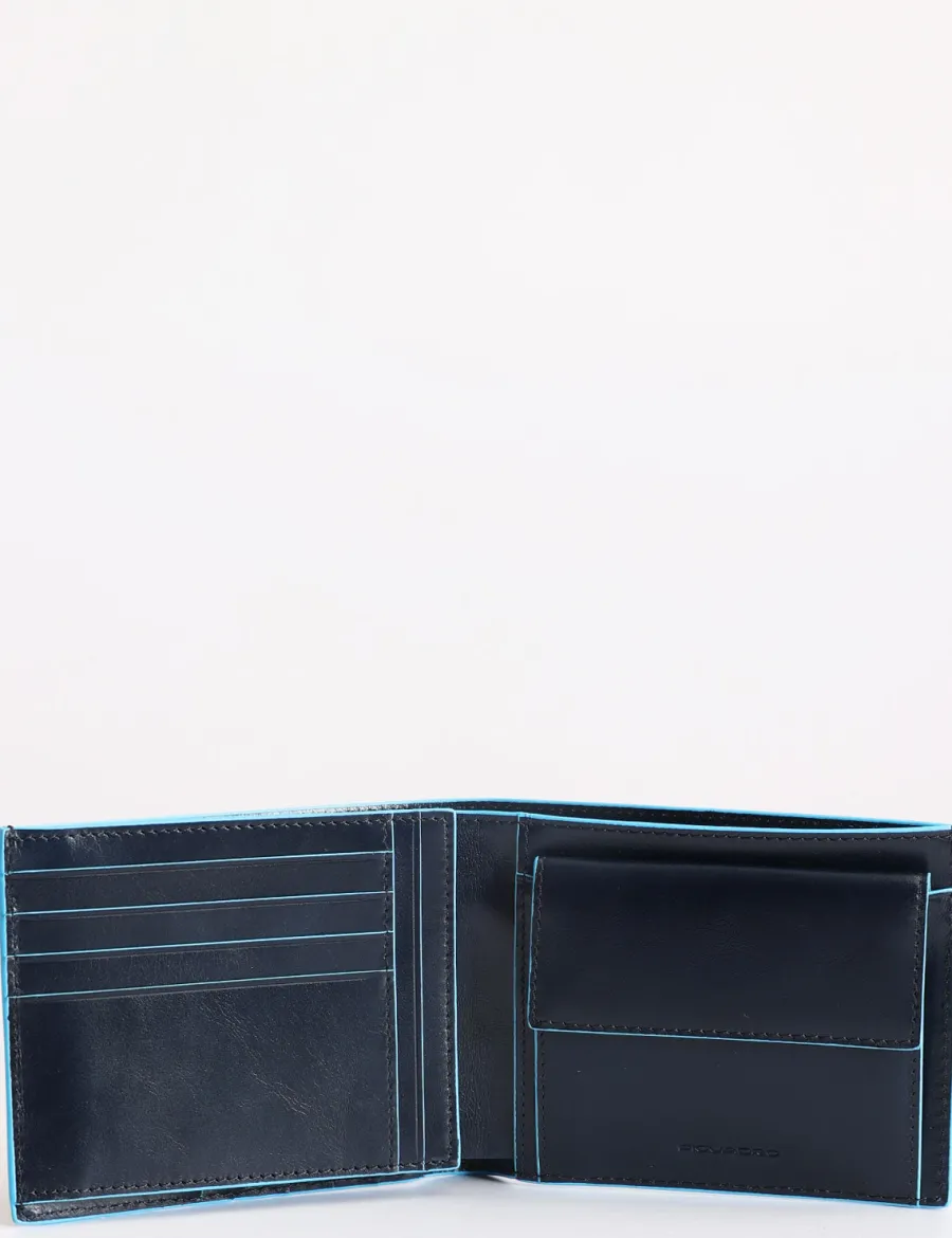 Cheap Scalia Group Piquadro wallet with document holder Blu2