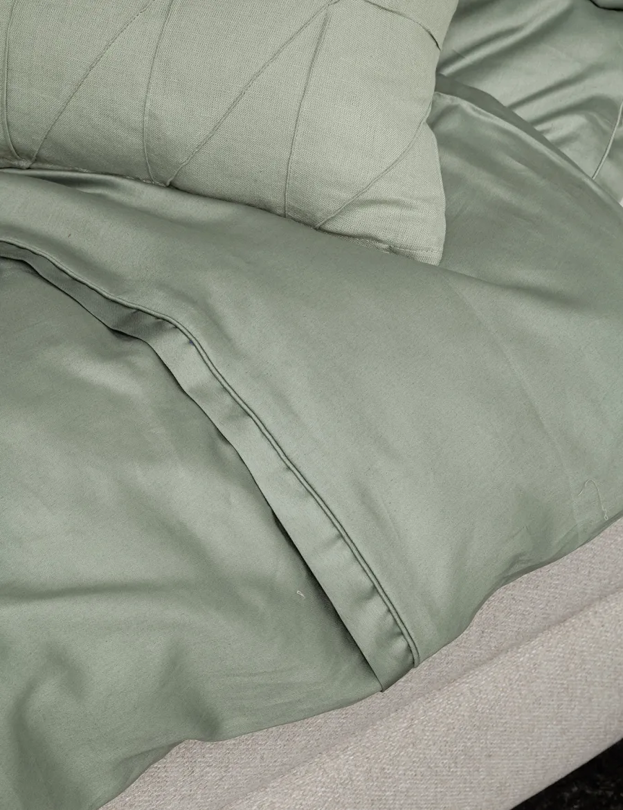 New Scalia Group Schöner Wohnen Pure duvet cover and pillowcase set 200x200 cm Green