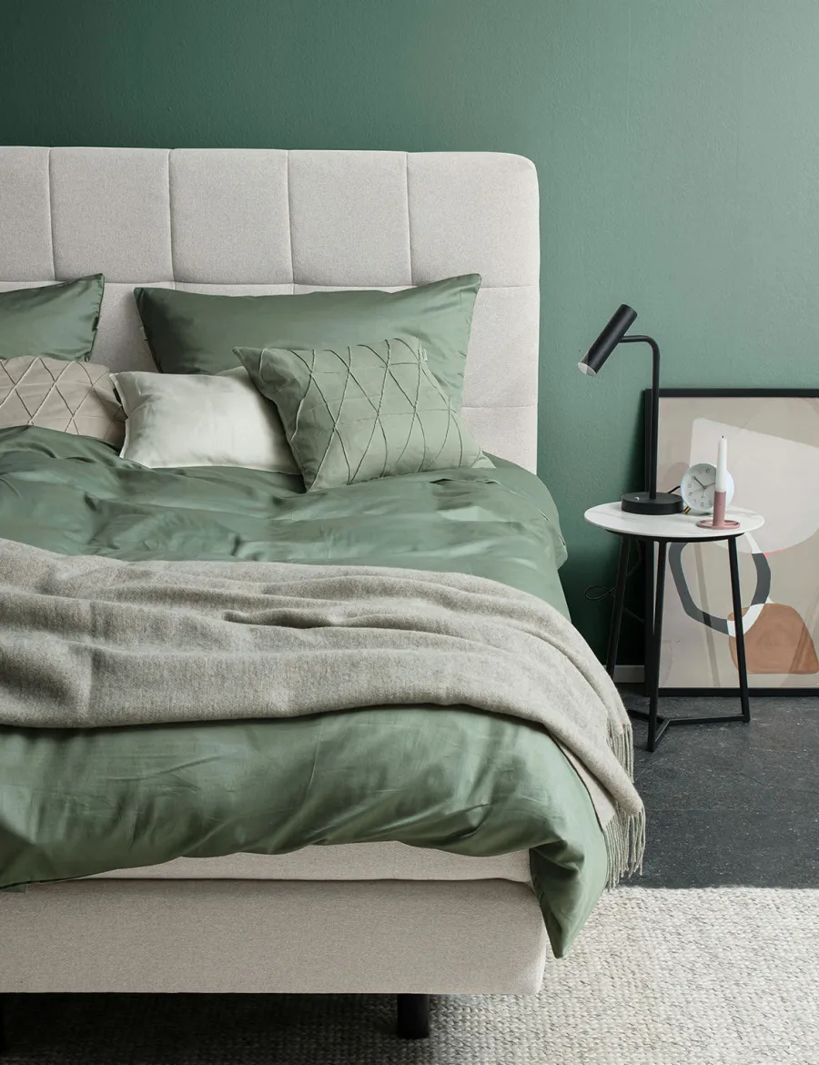 Sale Scalia Group Schöner Wohnen Pure duvet cover and pillowcase set 155x220 cm Green