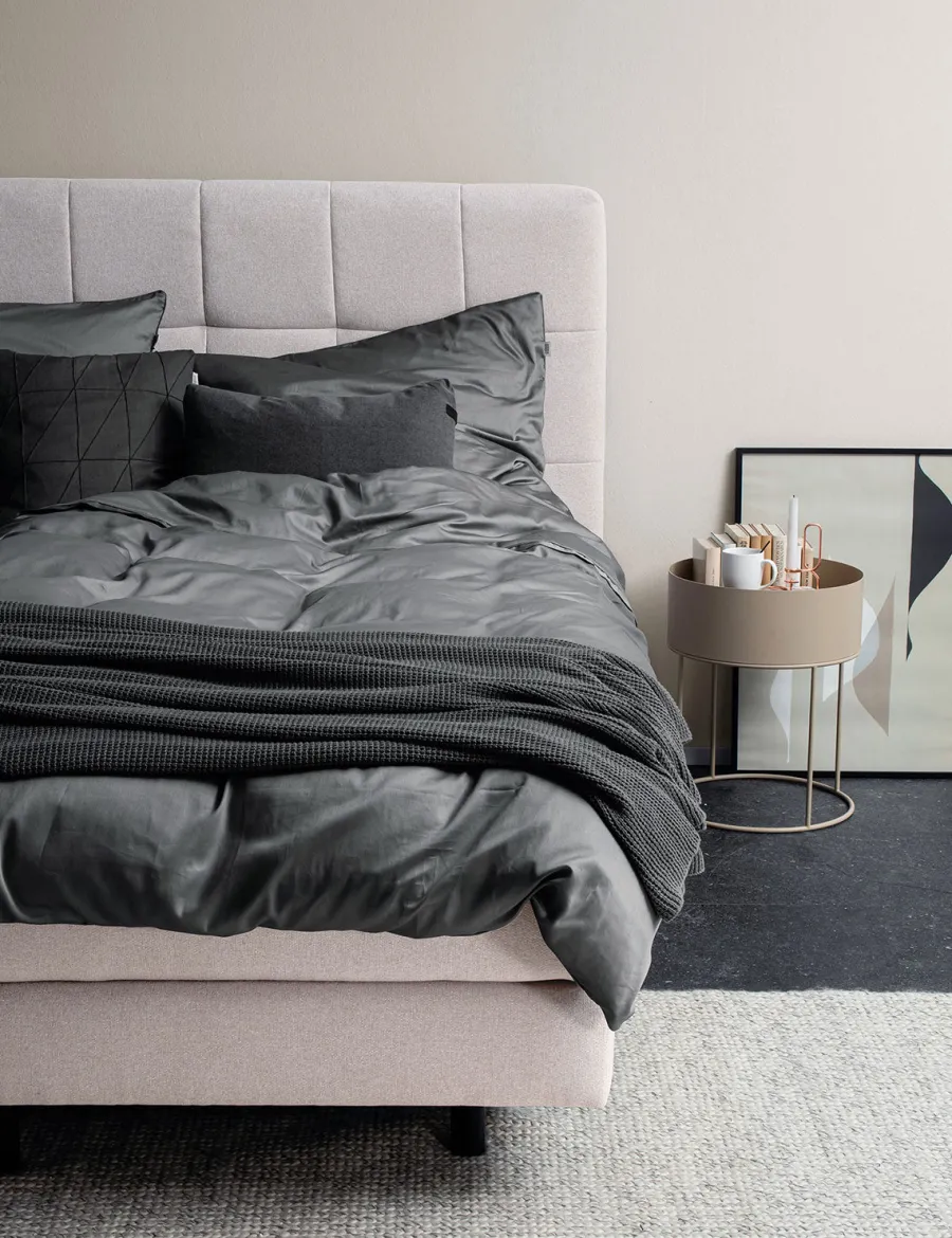 Cheap Scalia Group Schöner Wohnen Pure duvet cover and pillowcase set 200x200 cm Grey