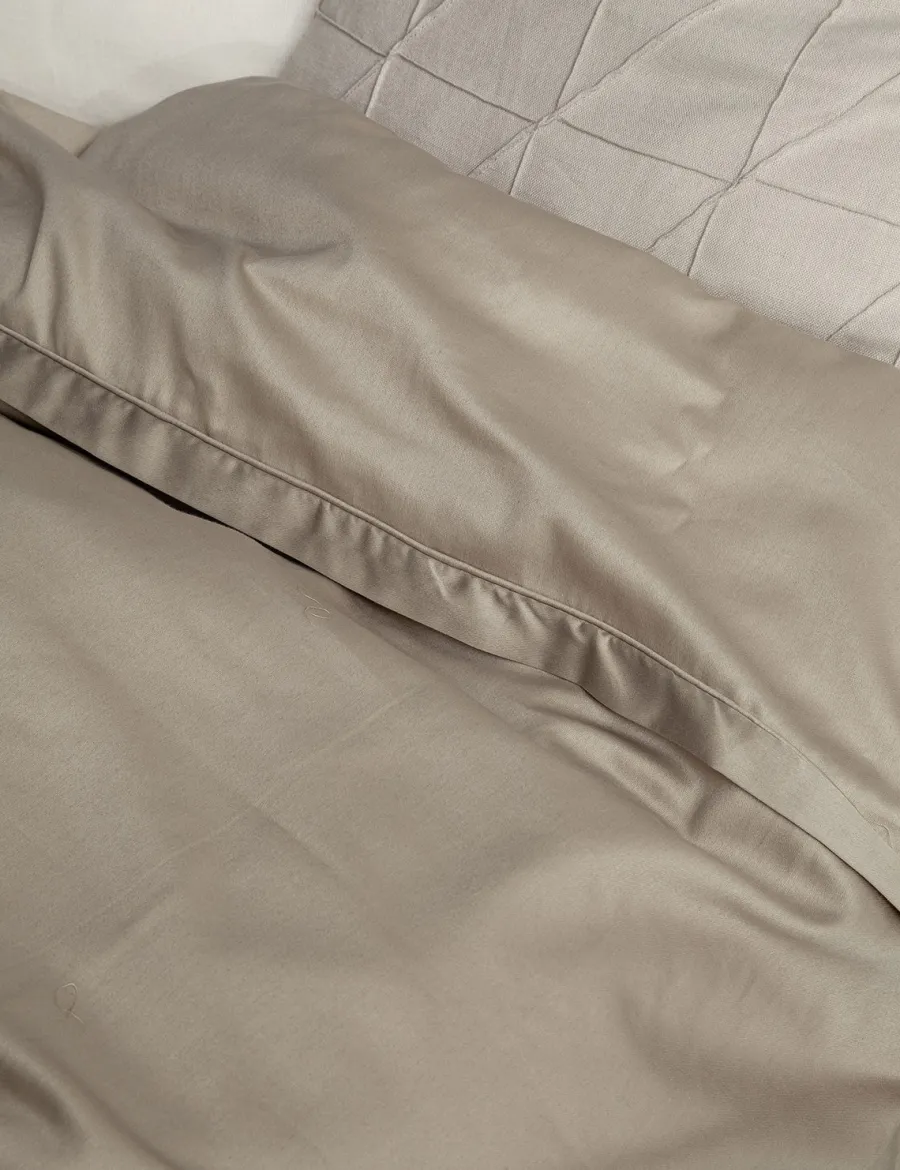Best Sale Scalia Group Schöner Wohnen Pure 200x200 cm duvet cover and pillowcase set Nature