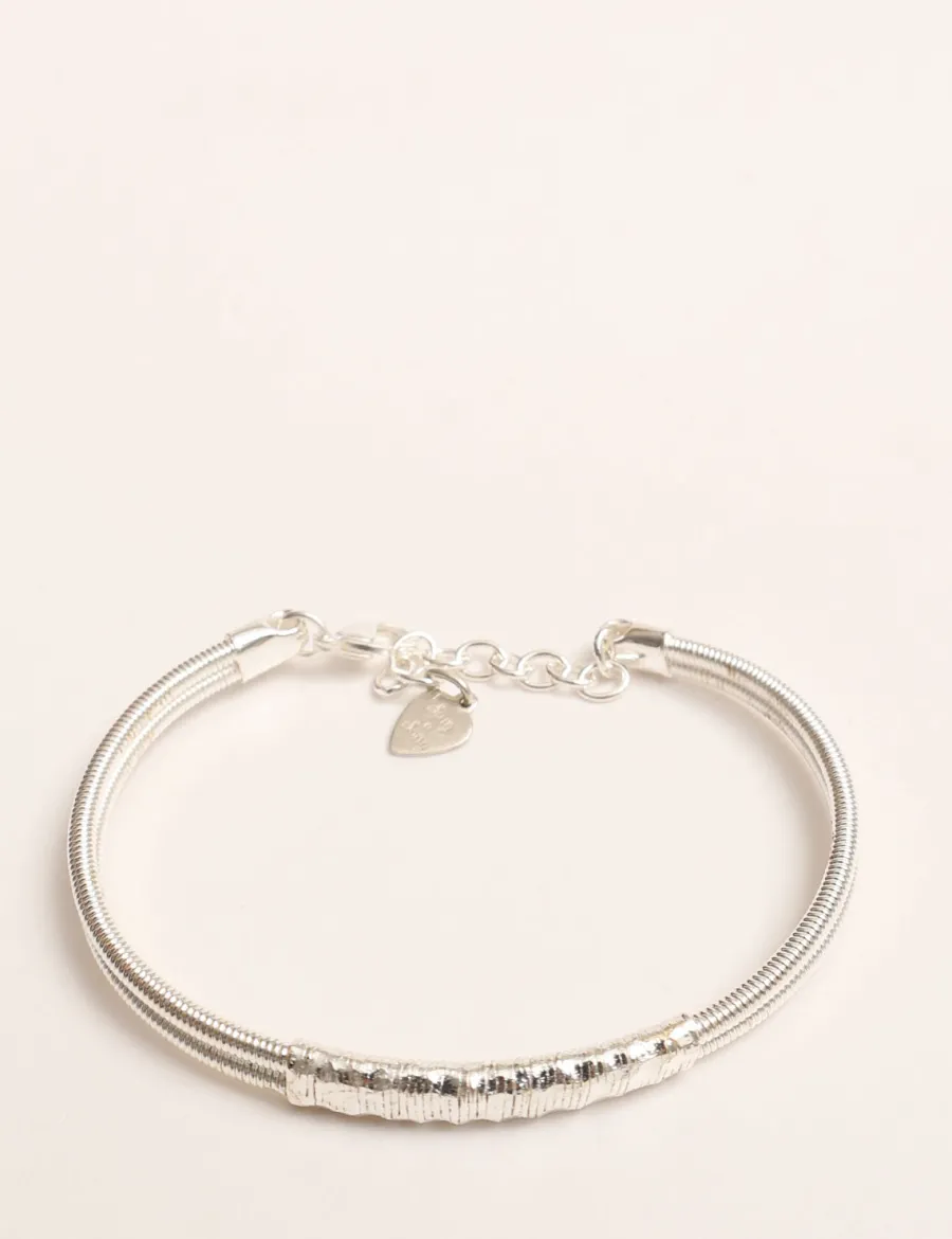 Store Scalia Group Sing a Song Bracelet Emballe-Moi two bass strings Argent clair SILVERCLEAR