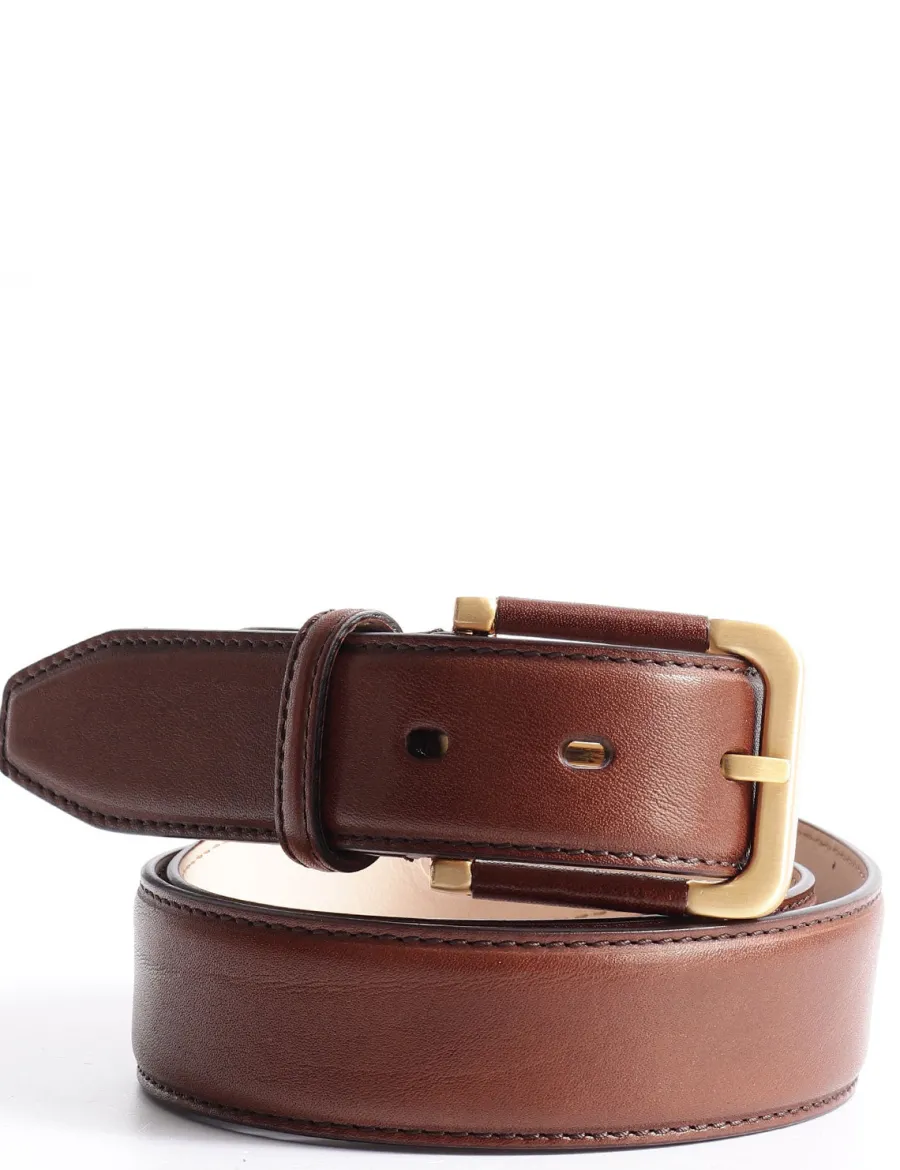 Hot Scalia Group The Bridge Story Uomo Belt with Leather Details on the Buckle Cuoio