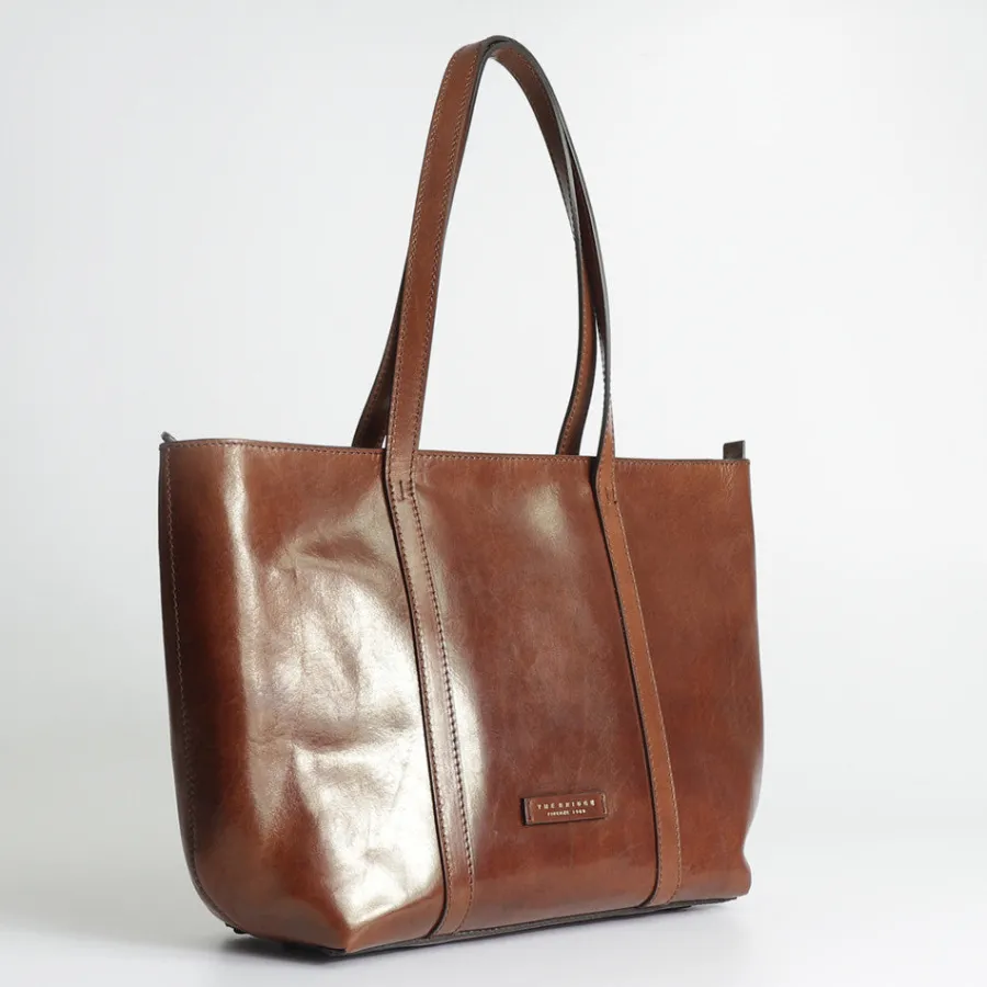 Store Scalia Group The Bridge Vittoria Shopper with long handles Cuoio