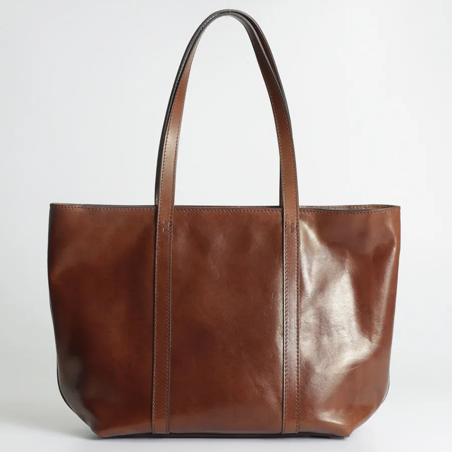 Store Scalia Group The Bridge Vittoria Shopper with long handles Cuoio