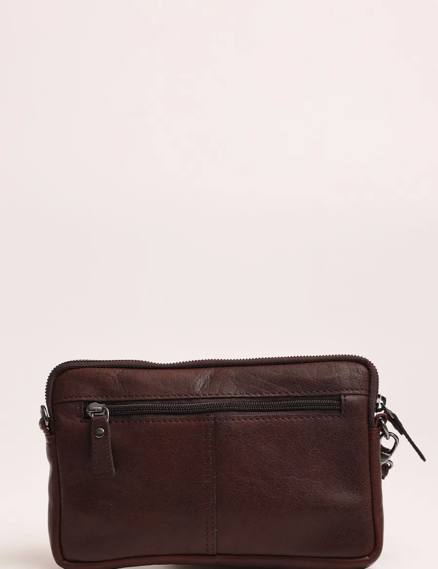 Outlet Scalia Group Vintage Aeronautica Militare Clutch Bag Moro