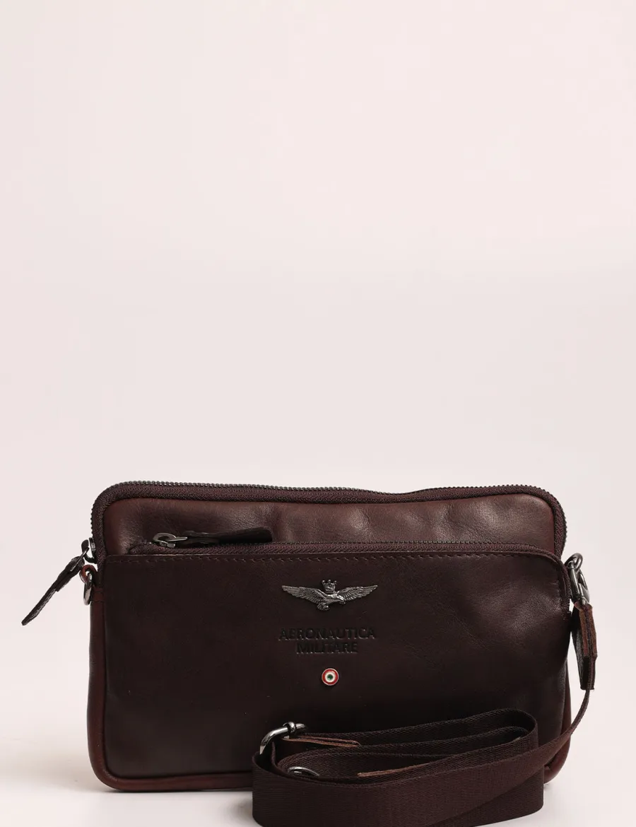 Outlet Scalia Group Vintage Aeronautica Militare Clutch Bag Moro